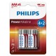Bateria PHILIPS LR03 a'6 Power