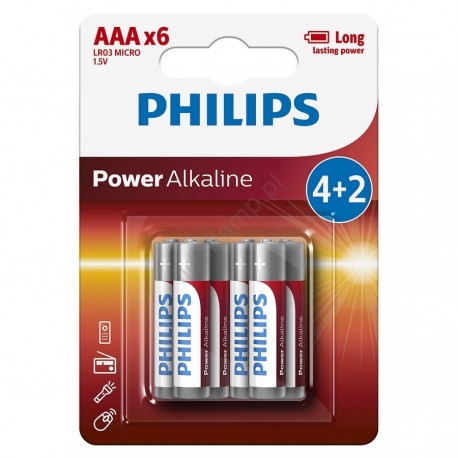Bateria PHILIPS LR03 a'6 Power