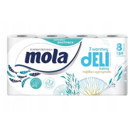 MOLA - papier a'8 DELI biała 3